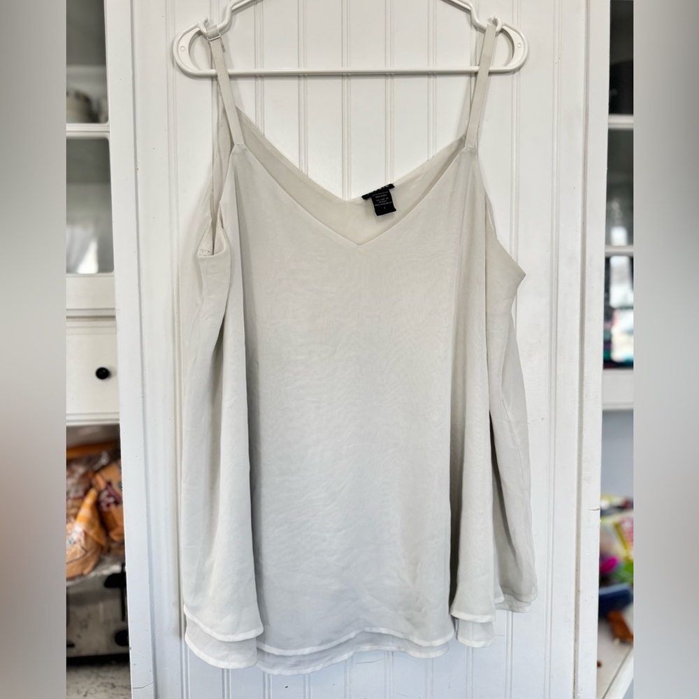 Elegant Cream Women's Top